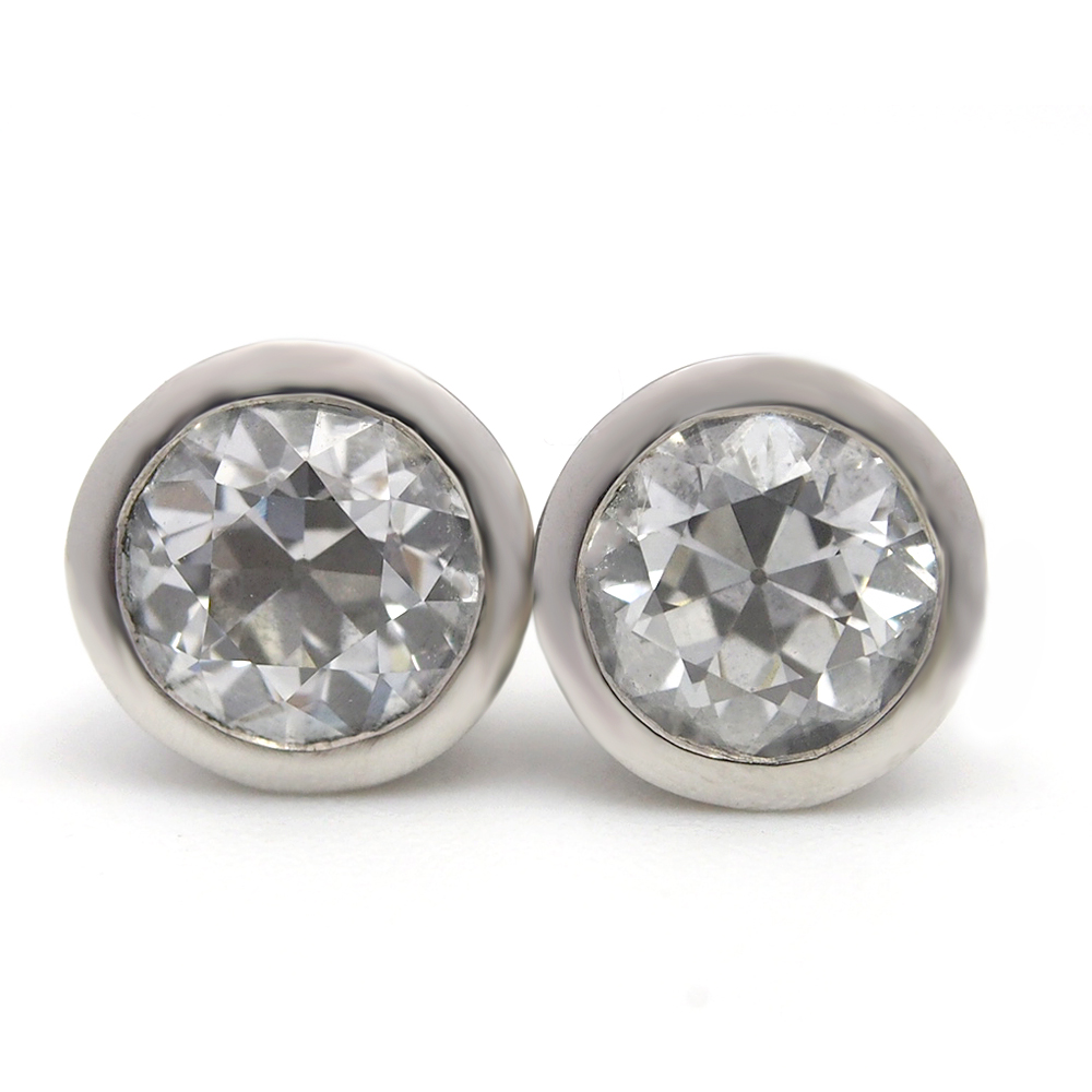 Diamond Earrings - Certified 1.47ct