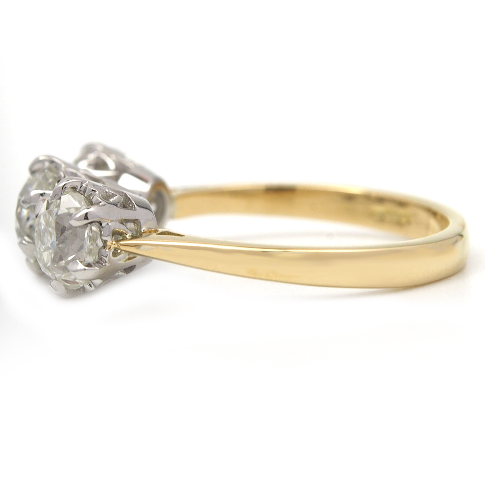 Diamond Three Stone Ring - 2.95ct Total