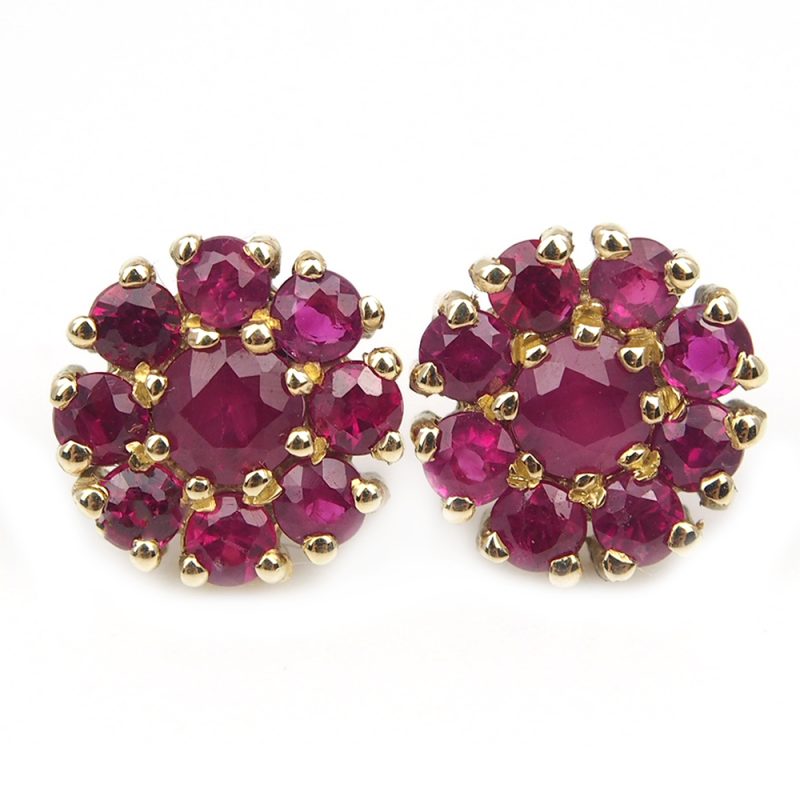 Ruby Stud Earrings