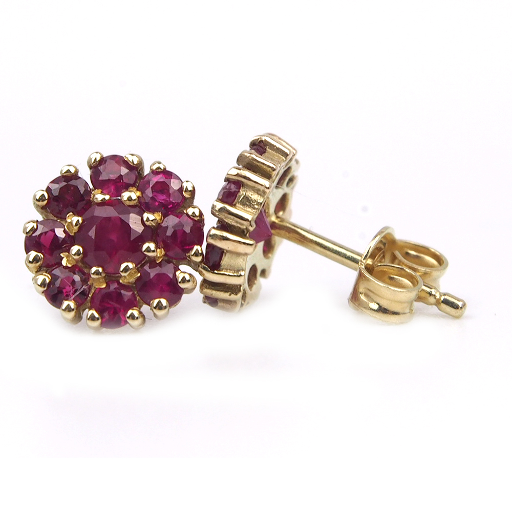 Ruby Stud Earrings
