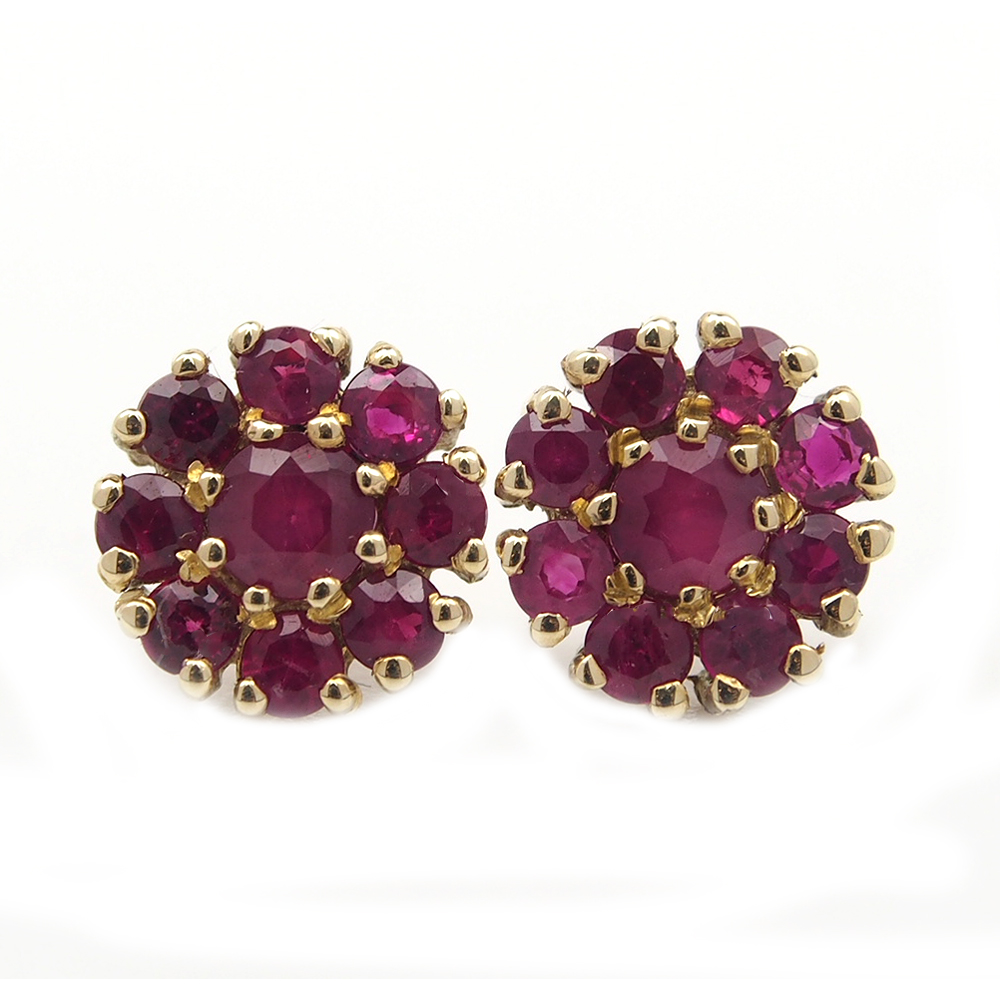 Ruby Stud Earrings