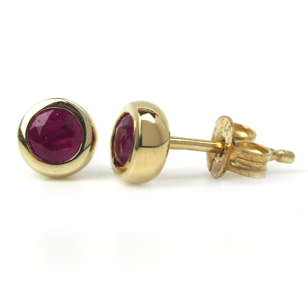 Ruby Stud Earrings