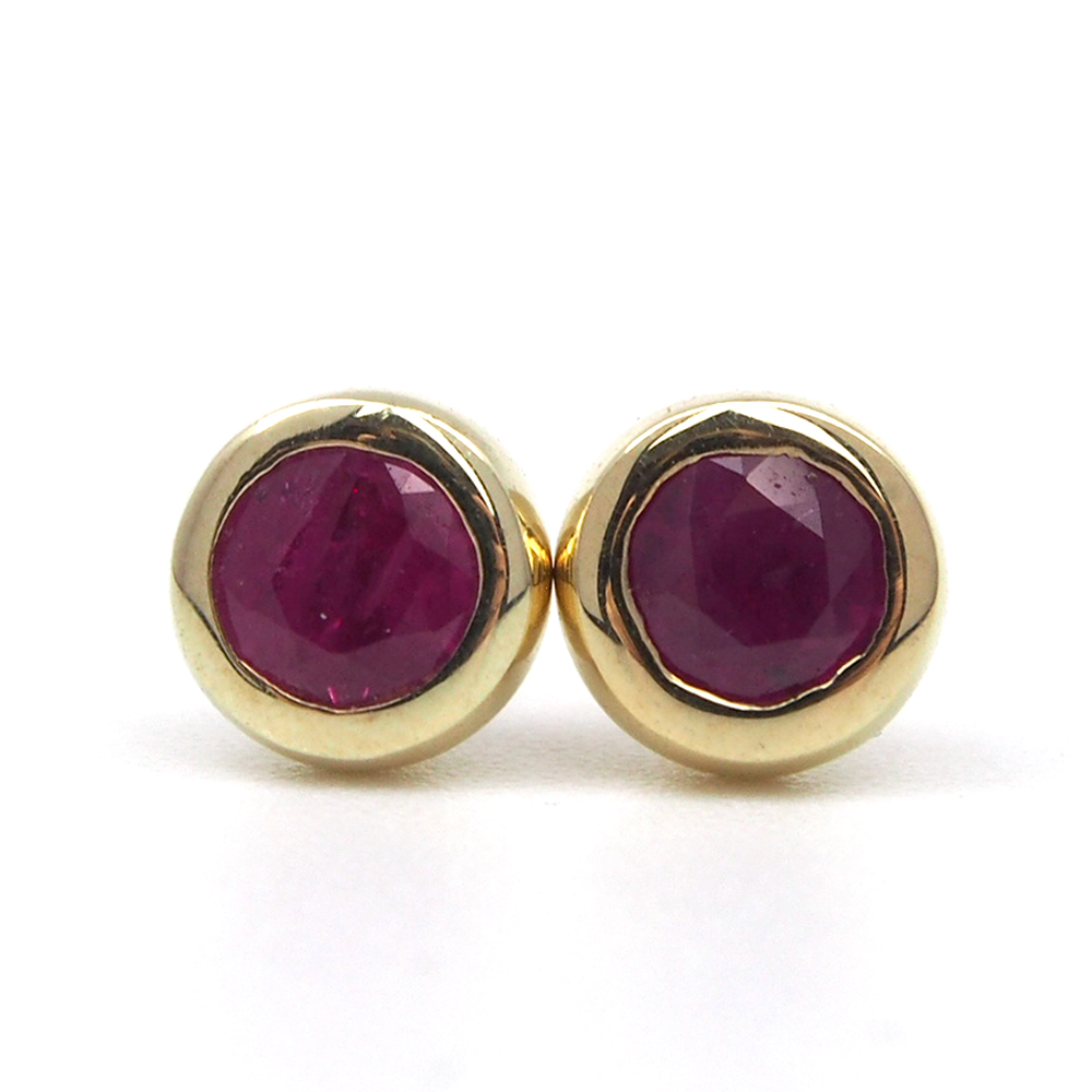 Ruby Stud Earrings