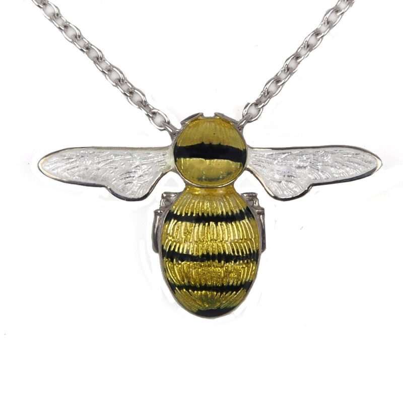 Enamel Bumblebee Necklace