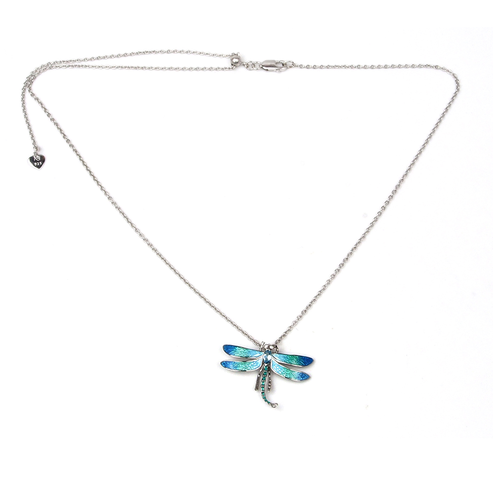 Enamel Dragonfly Necklace