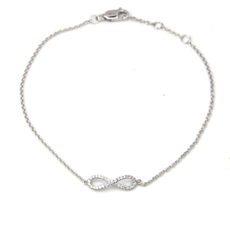 Diamond Infinity Bracelet