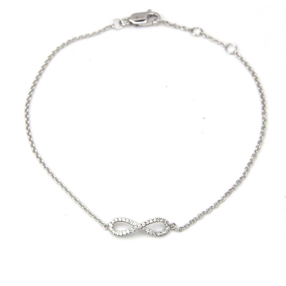 Diamond Infinity Bracelet