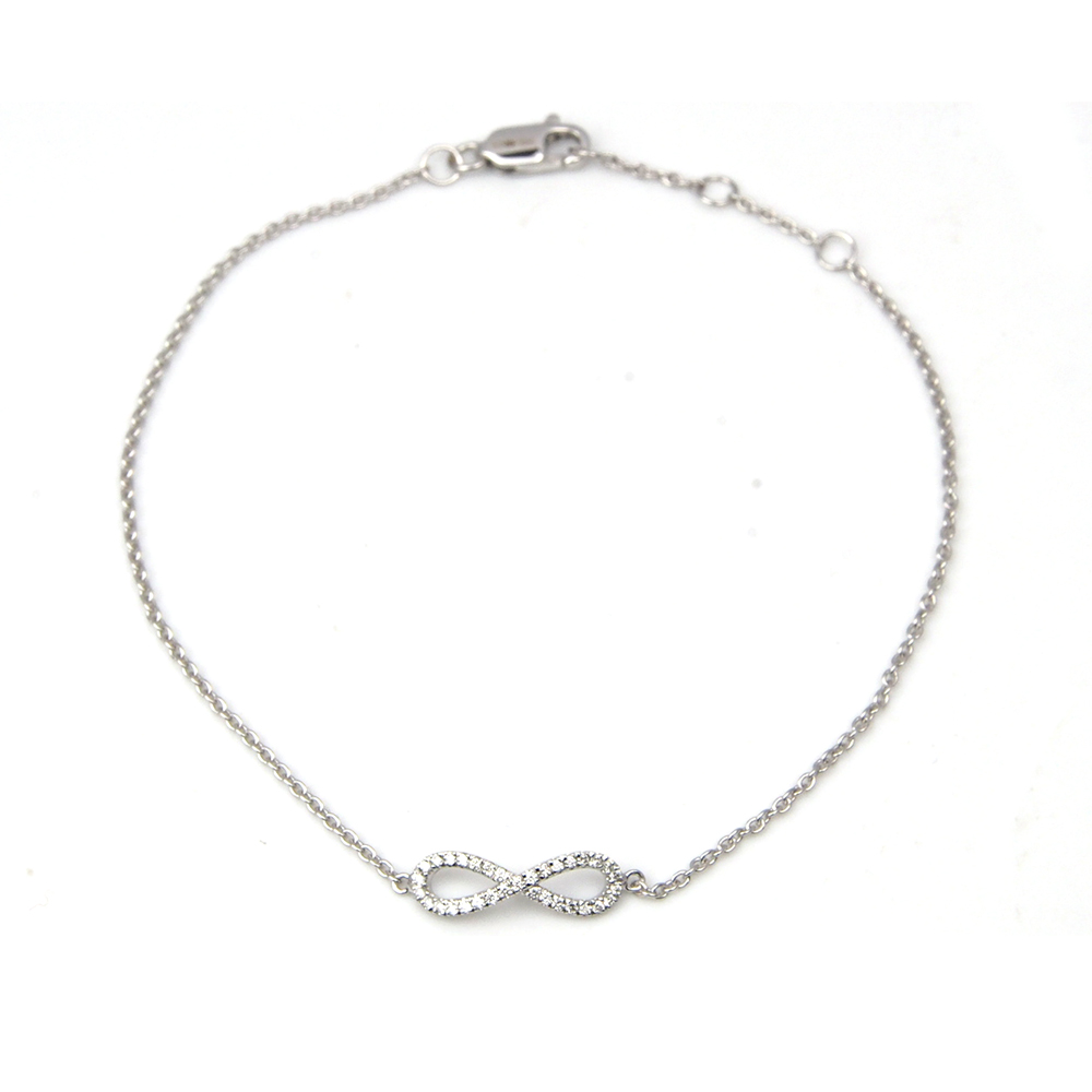Diamond Infinity Bracelet
