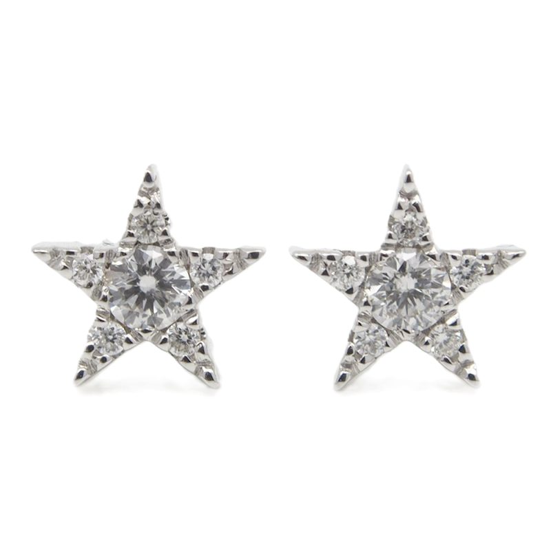 Diamond Star Earrings