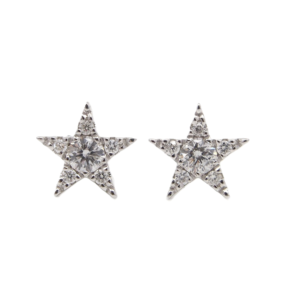 Diamond Star Earrings