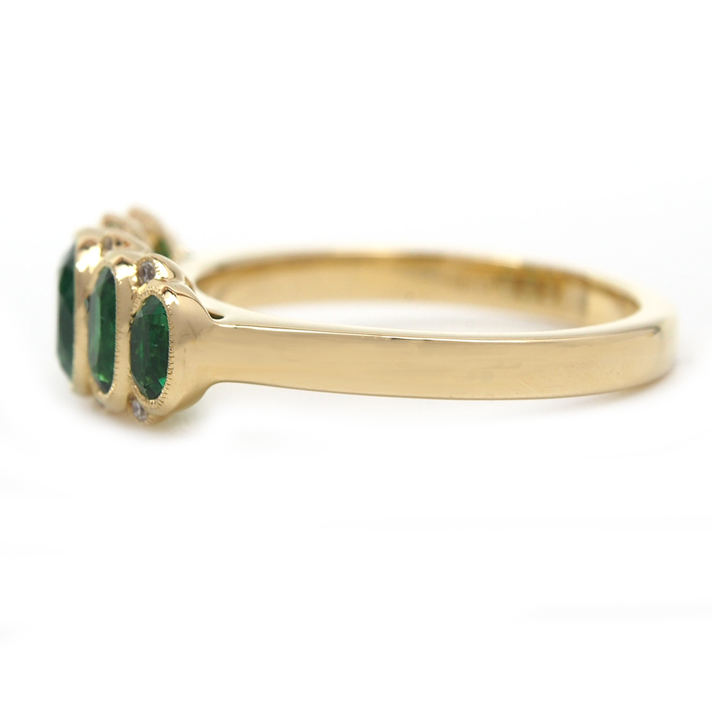 Emerald & Diamond Ring