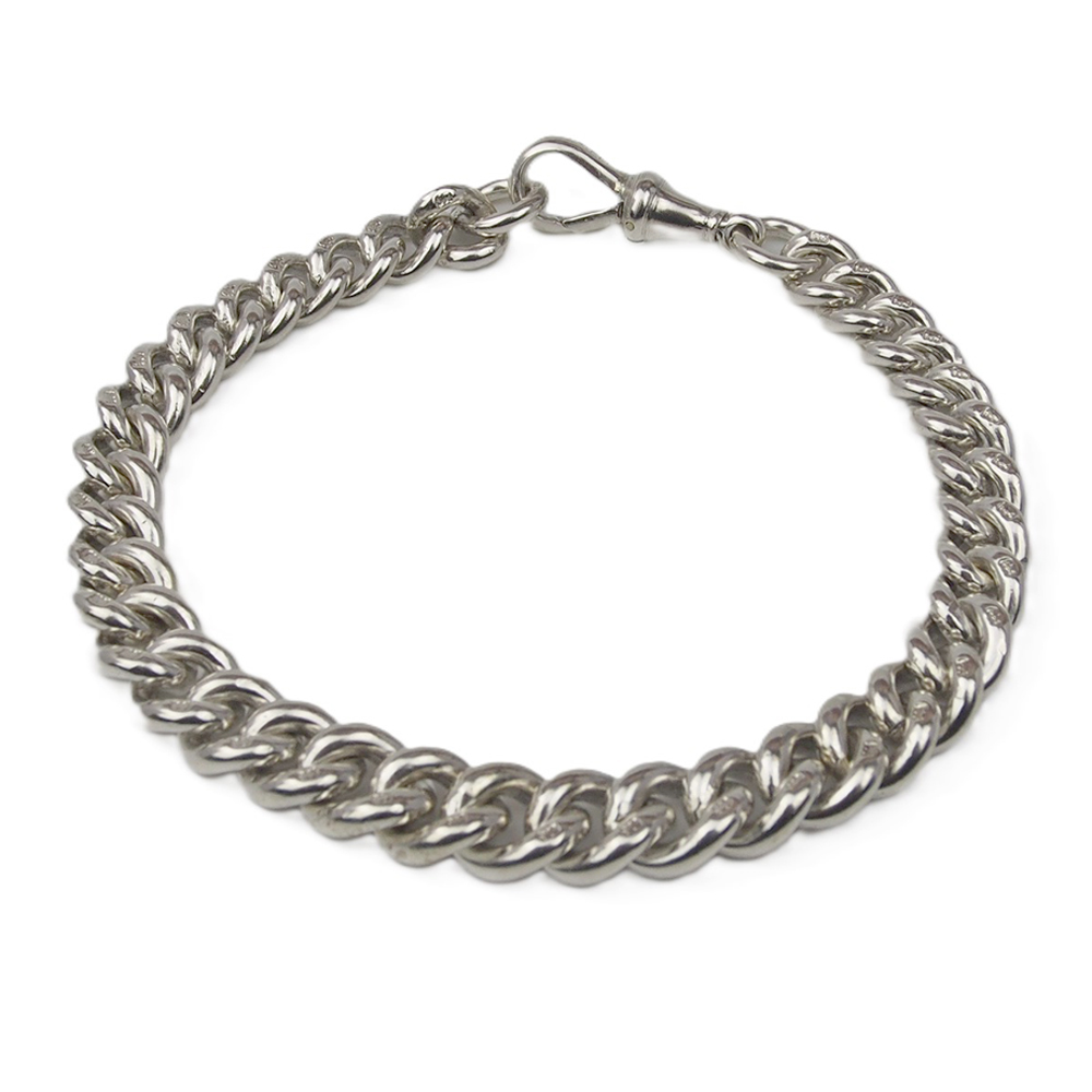 Silver Albert Bracelet - Birmingham 1901
