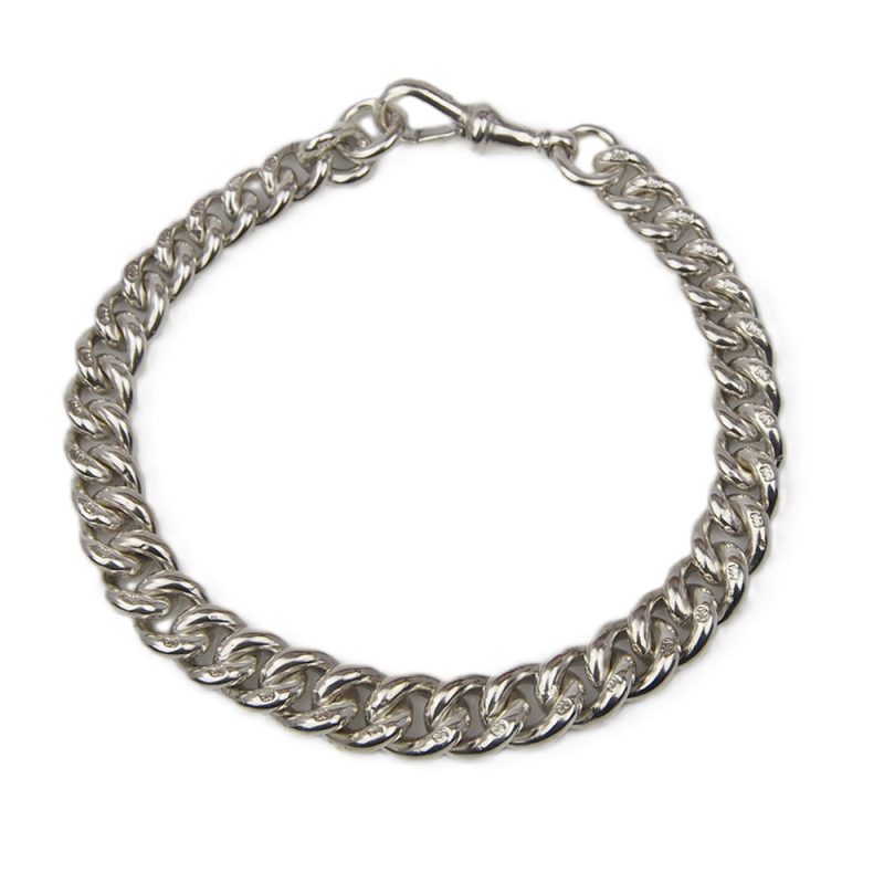 Silver Albert Bracelet - Birmingham 1901