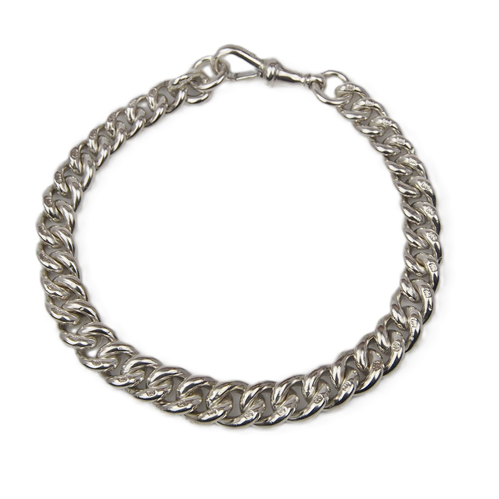 Silver Albert Bracelet - Birmingham 1901